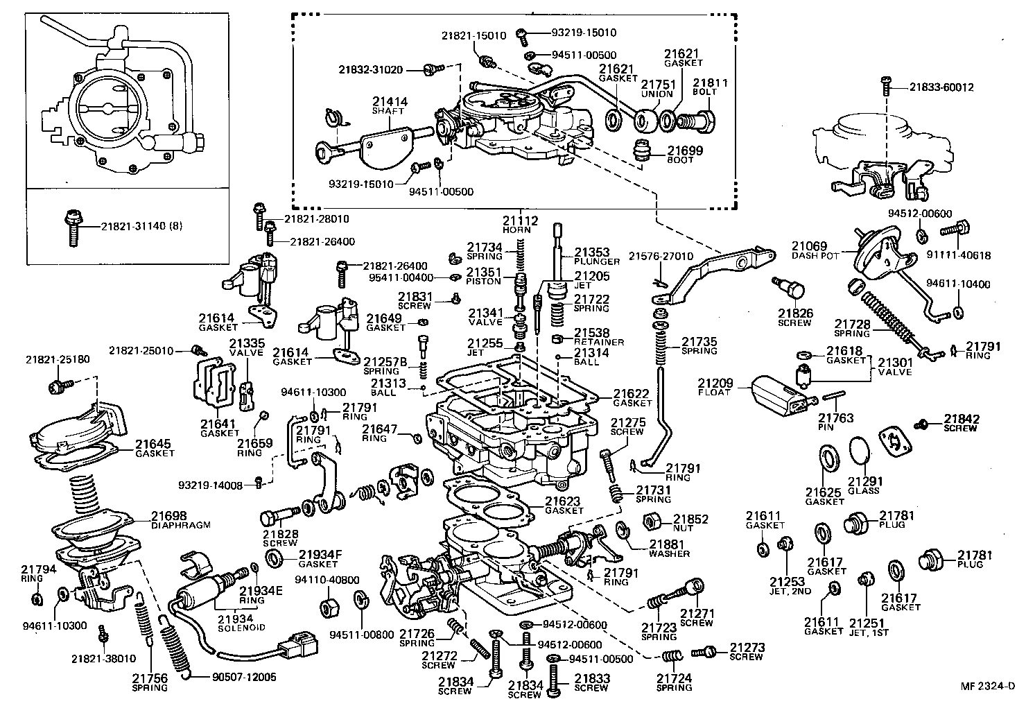 21054-14050 SHAFT, CHOKE product image