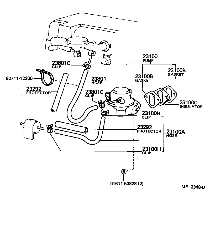 23100-19185 PUMP ASSY, FUEL product image