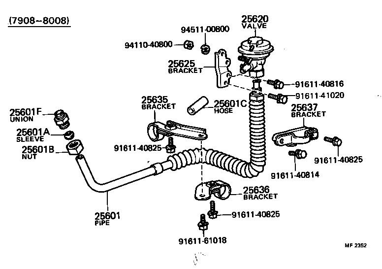25620-32011 VALVE ASSY, EGR product image