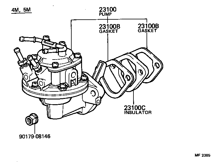 23100-49236 PUMP ASSY, FUEL product image