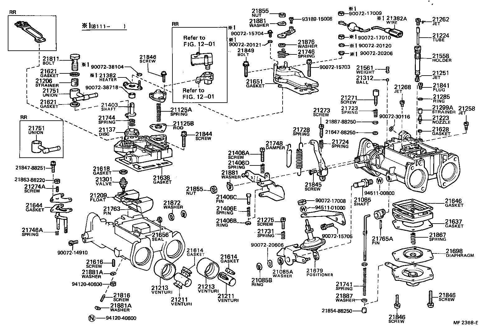 21061-13050 VALVE SUB-ASSY, THERMOSTATIC product image