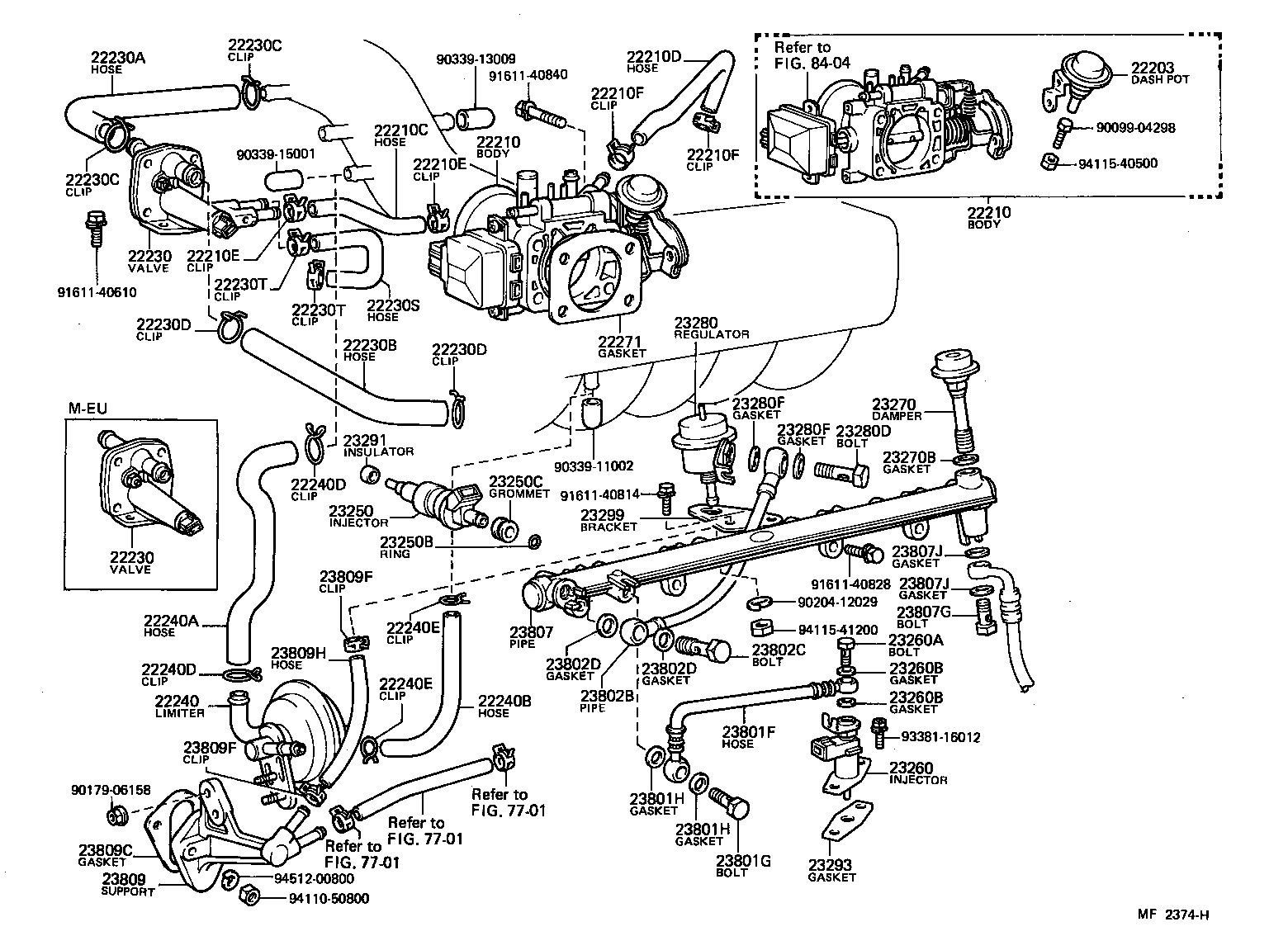 22210-41191 BODY ASSY, THROTTLE product image