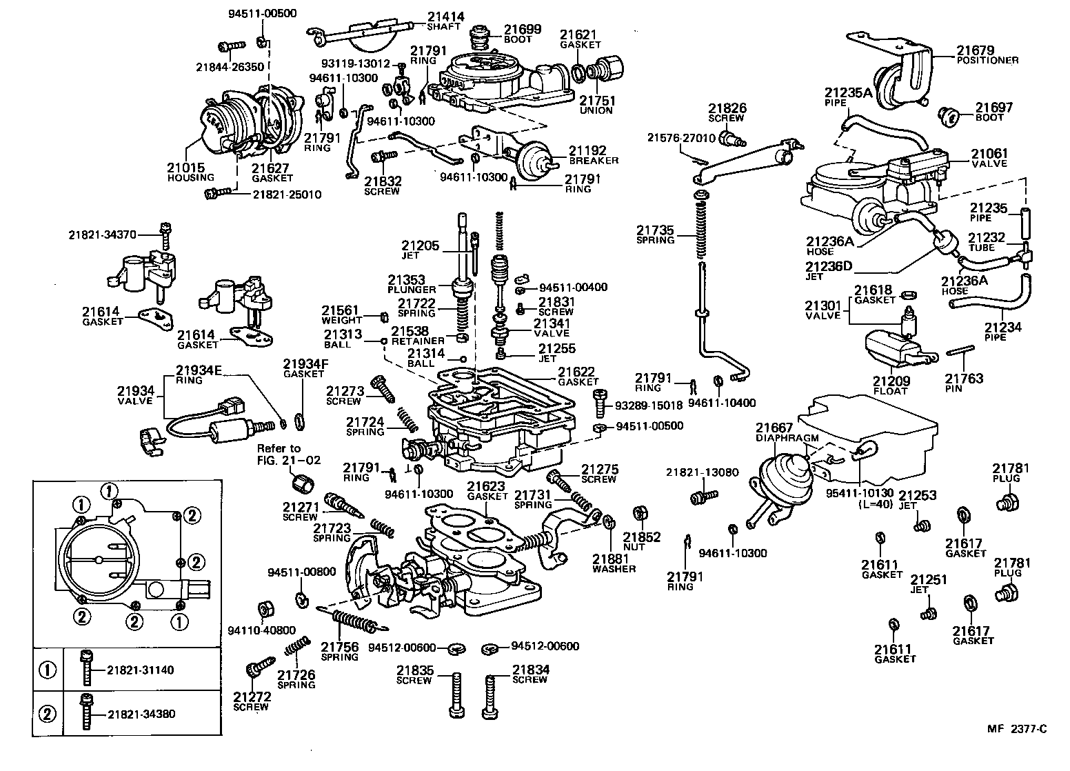 21015-13391 HOUSING SUB-ASSY, COIL product image