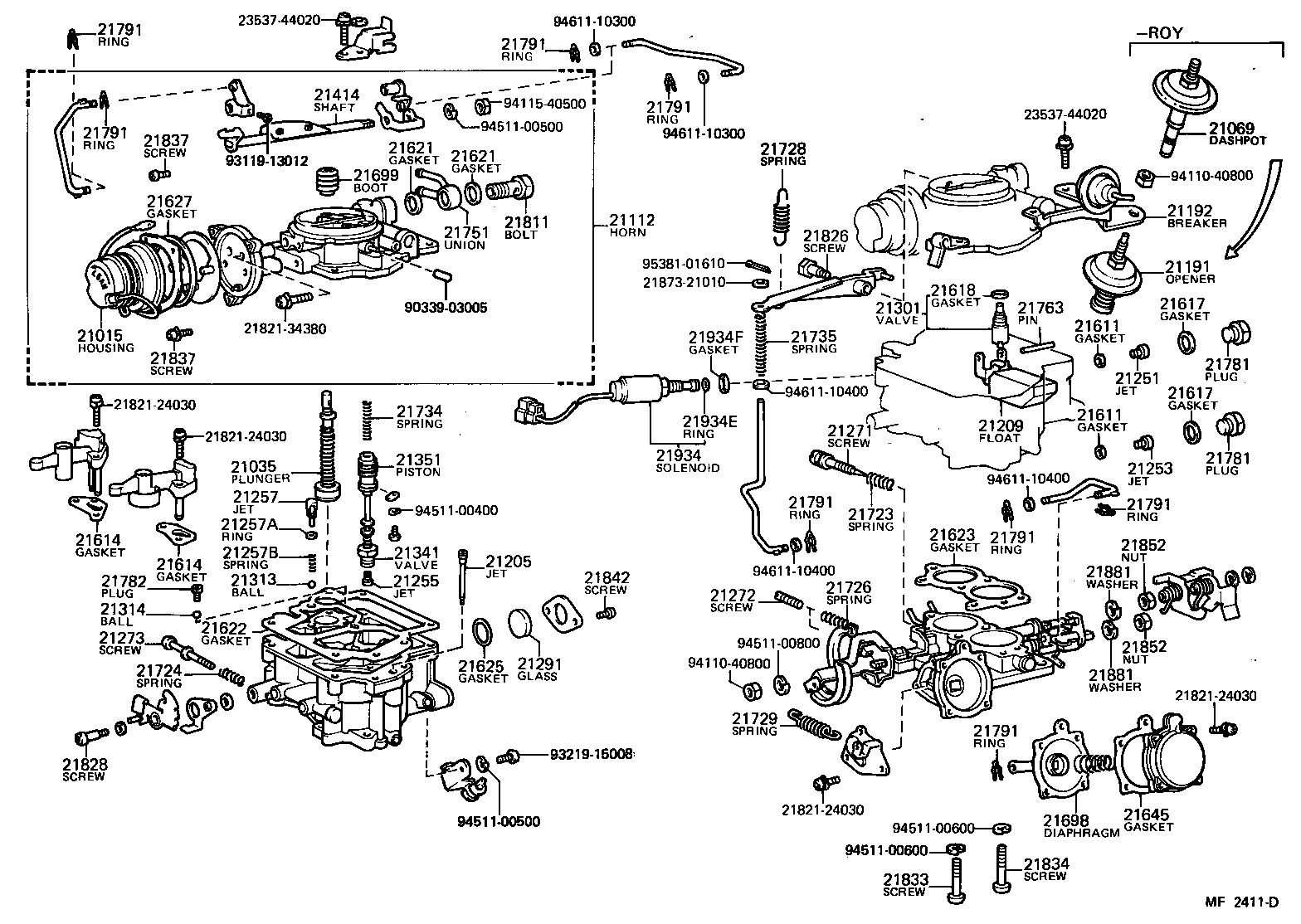 21667-41261 DIAPHRAGM SUB-ASSY product image