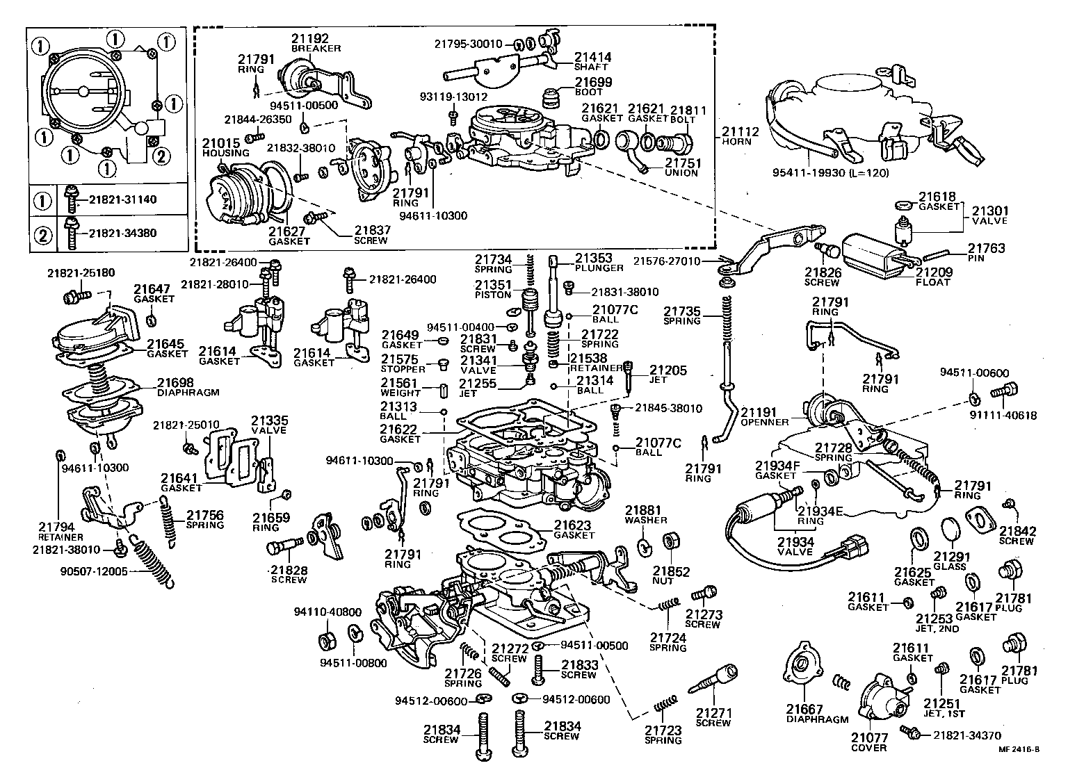 21015-45210 HOUSING SUB-ASSY, COIL product image