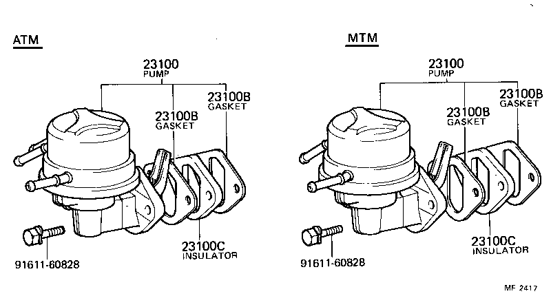 23100-49166 PUMP ASSY, FUEL product image