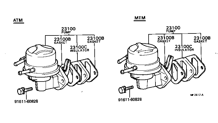 23100-39345 PUMP ASSY, FUEL product image