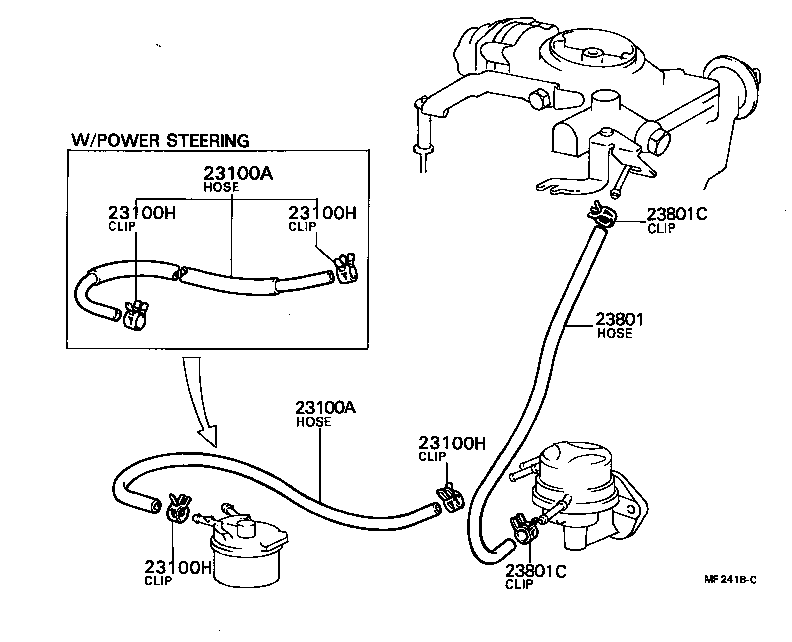 23271-18020 HOSE, FUEL product image