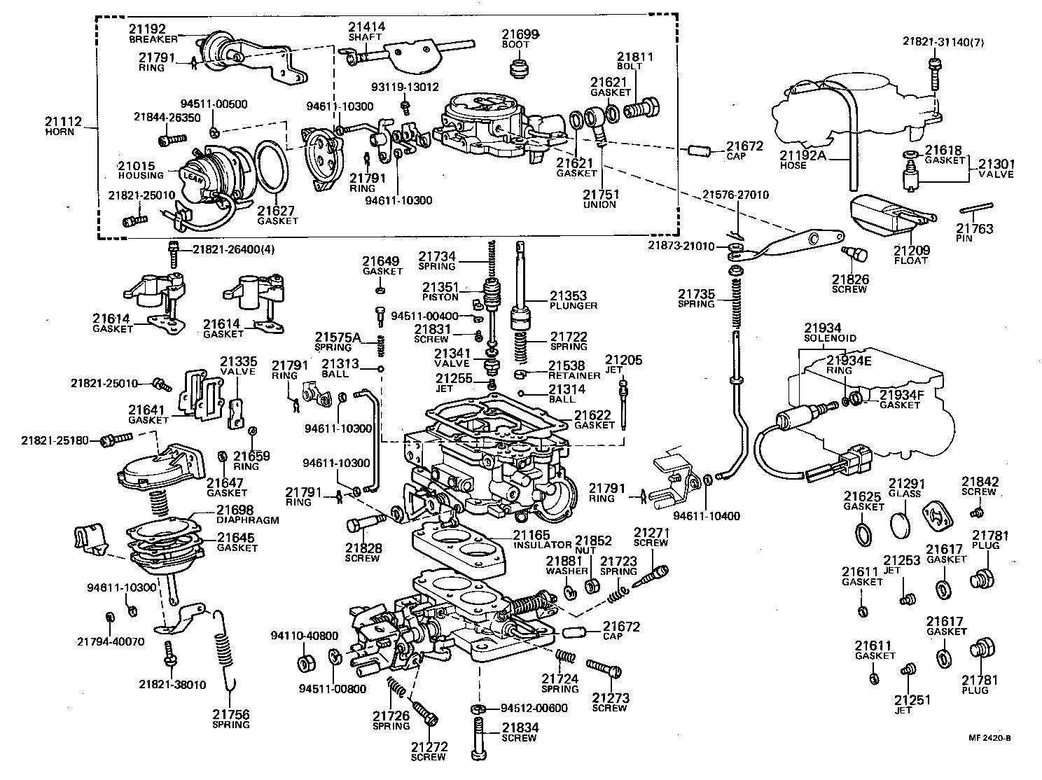 21015-45210 HOUSING SUB-ASSY, COIL product image