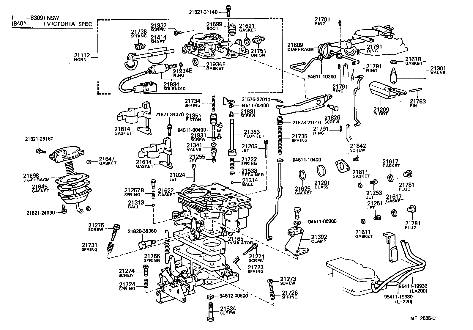 21024-61010 JET SUB-ASSY, 2ND product image