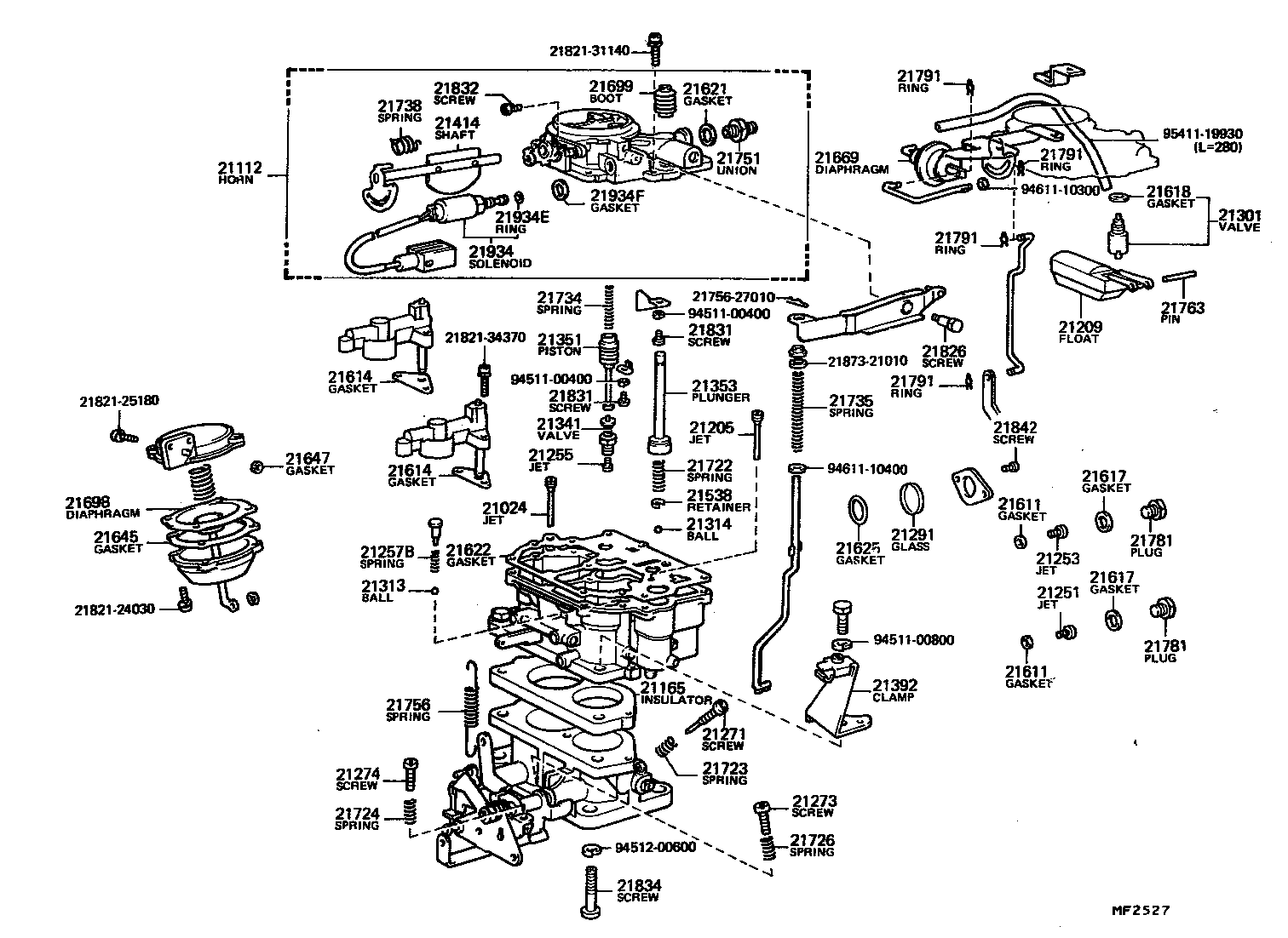 21723-61140 SPRING, IDLE ADJUSTING product image