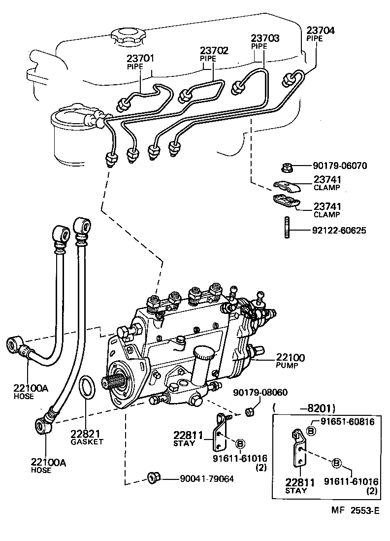 22100-68180 PUMP ASSY, INJECTION OR SUPPLY product image