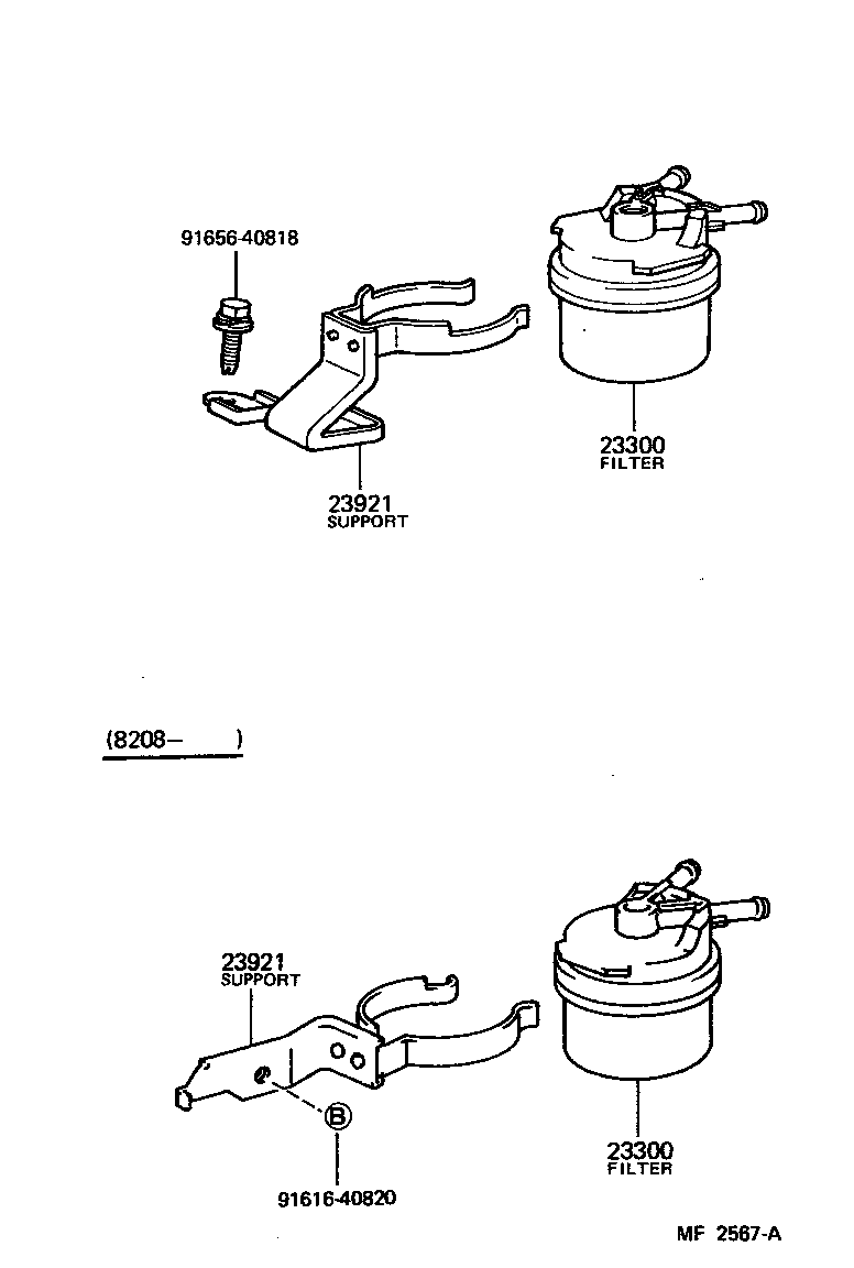 23921-54020 SUPPORT, FUEL FILTER product image