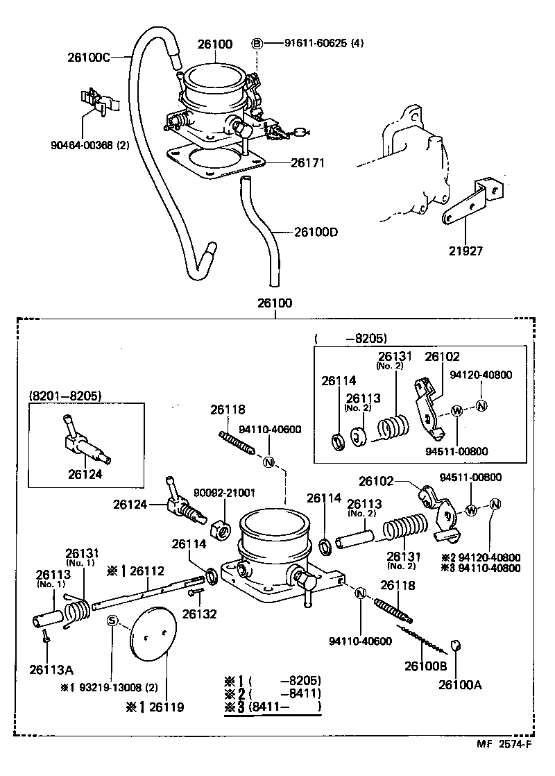 26100-68030 VENTURI ASSY product image