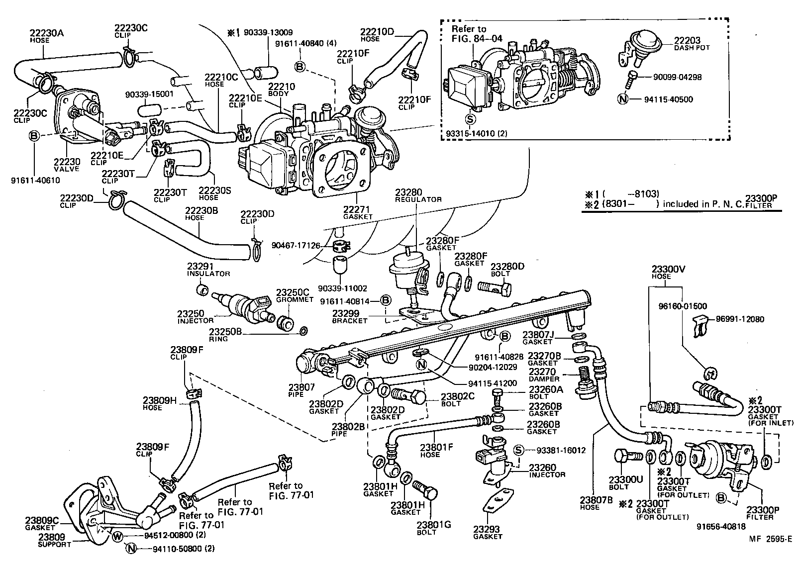 23250-41041 INJECTOR ASSY, FUEL product image