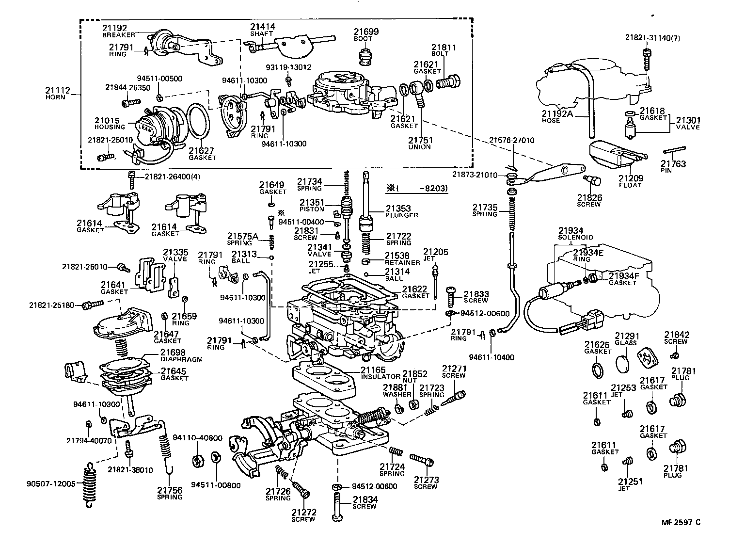 21015-37050 HOUSING SUB-ASSY, COIL product image