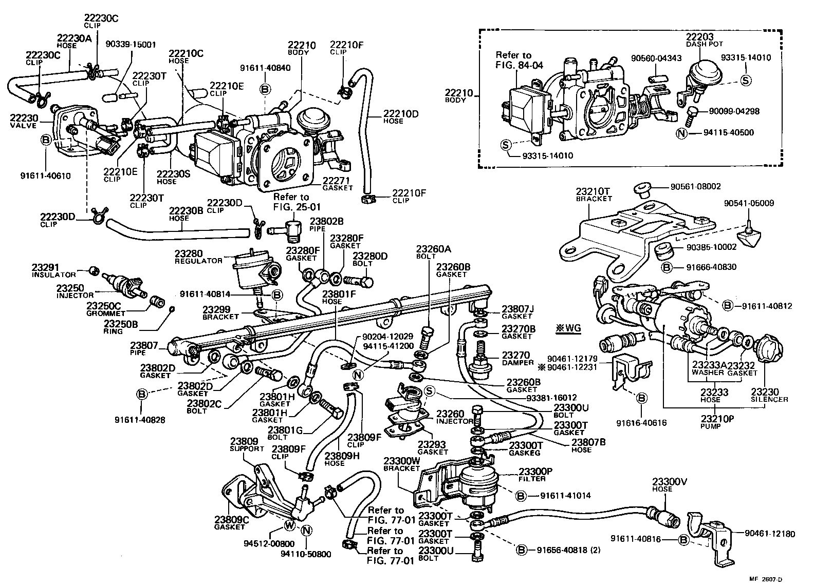 Toyota 90999-99082 HOSE, FUEL PUMP