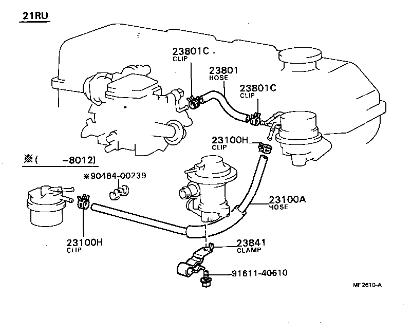 90447-12028 HOSE, FUEL product image