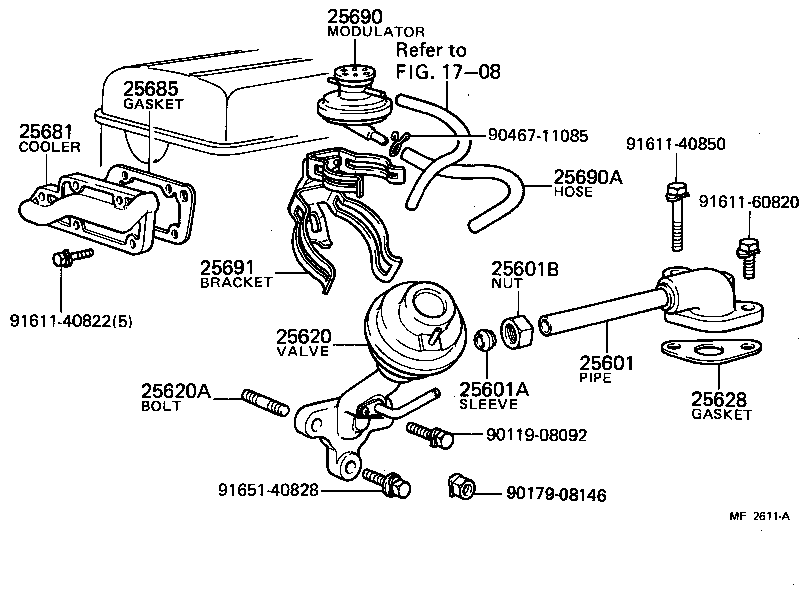 25630-18070 VALVE ASSY, EGR, NO.2 product image