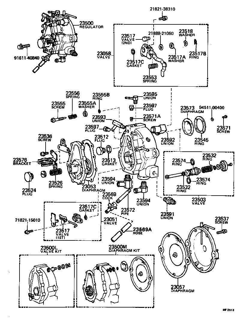 23592-73020 UNION, NO.4, WATER HOSE product image