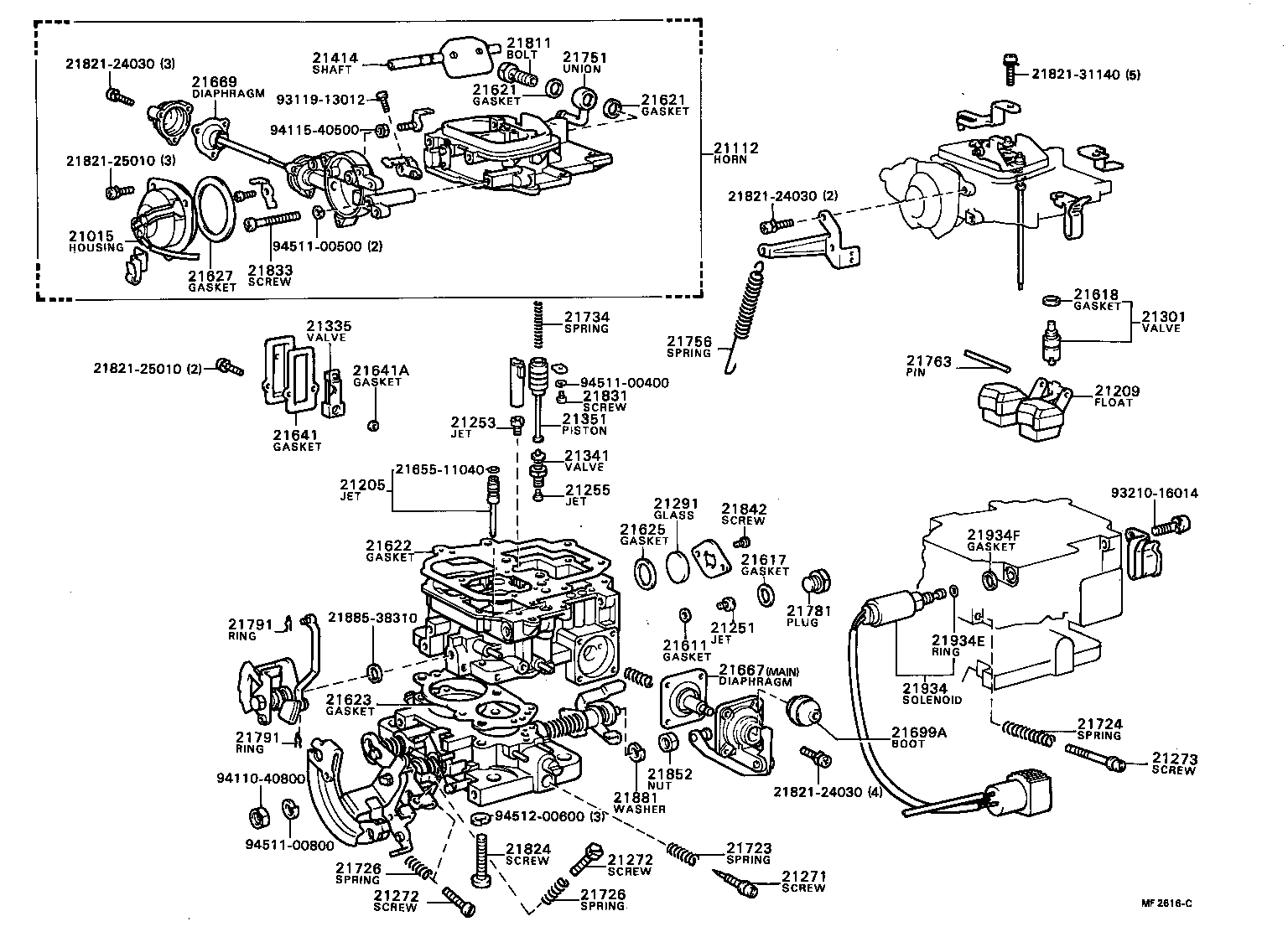 21273-26370 SCREW, 1ST IDLE ADJUSTING product image
