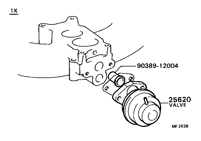 25620-32011 VALVE ASSY, EGR product image