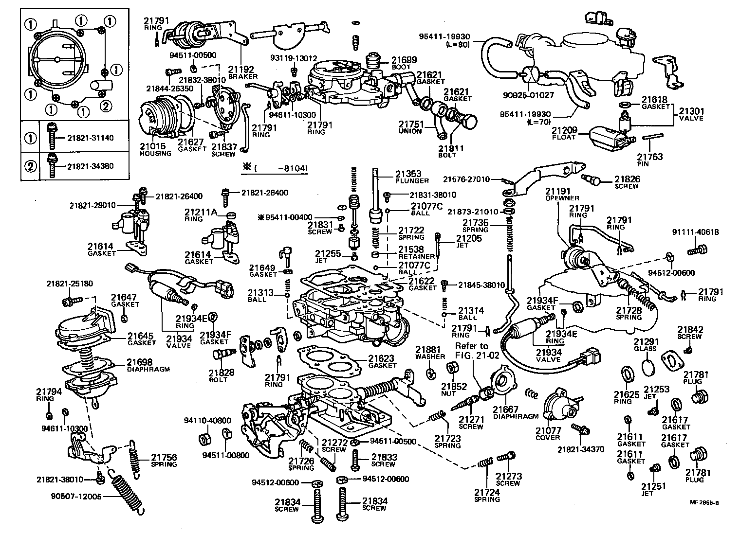 21012-24450 HORN, AIR product image