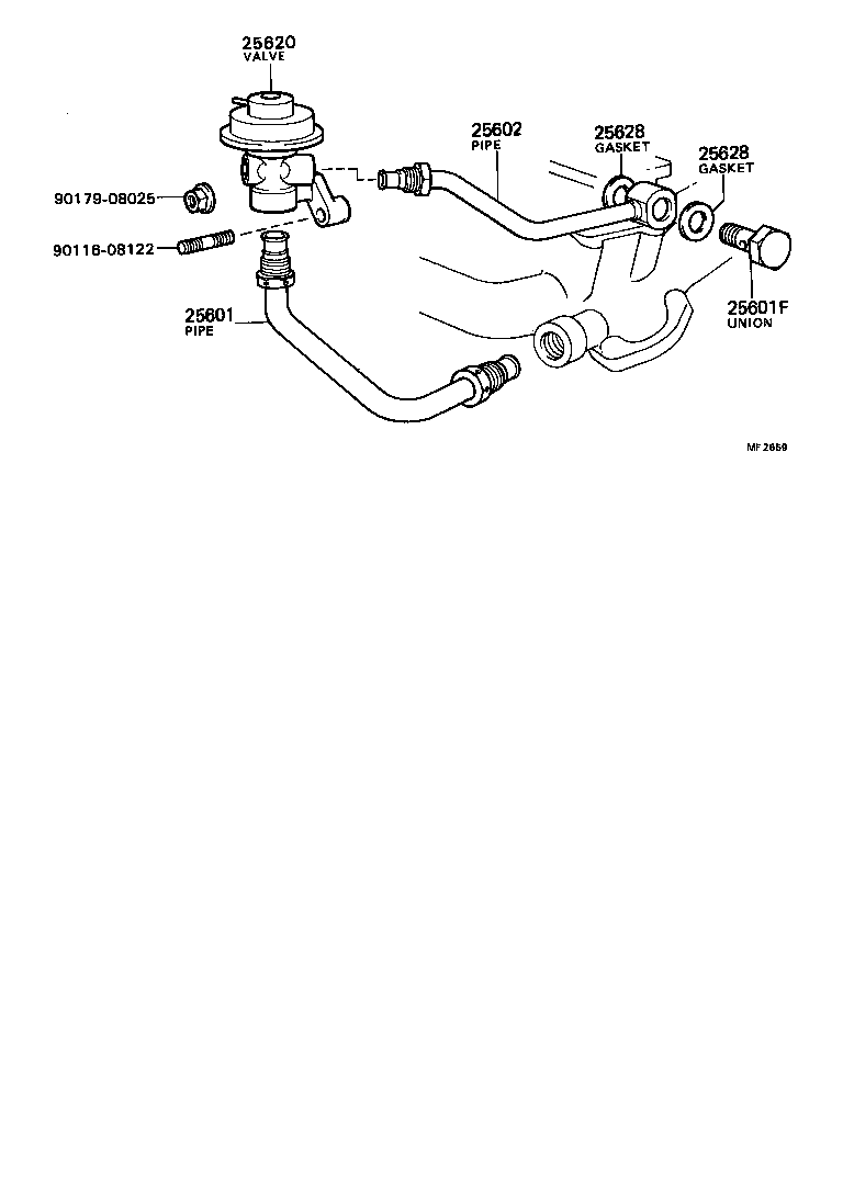25620-13110 VALVE ASSY, EGR product image