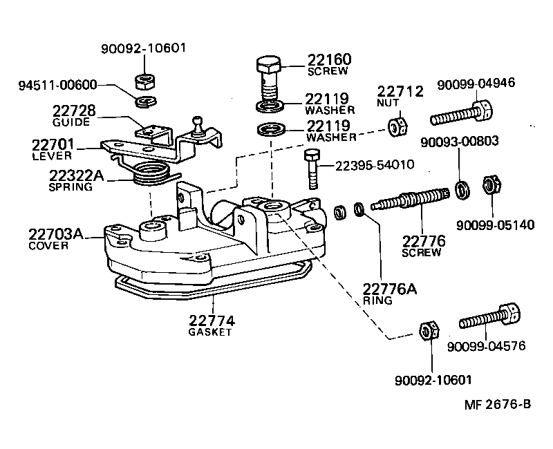 22101-54080 HOUSING SUB-ASSY, INJECTION PUMP product image