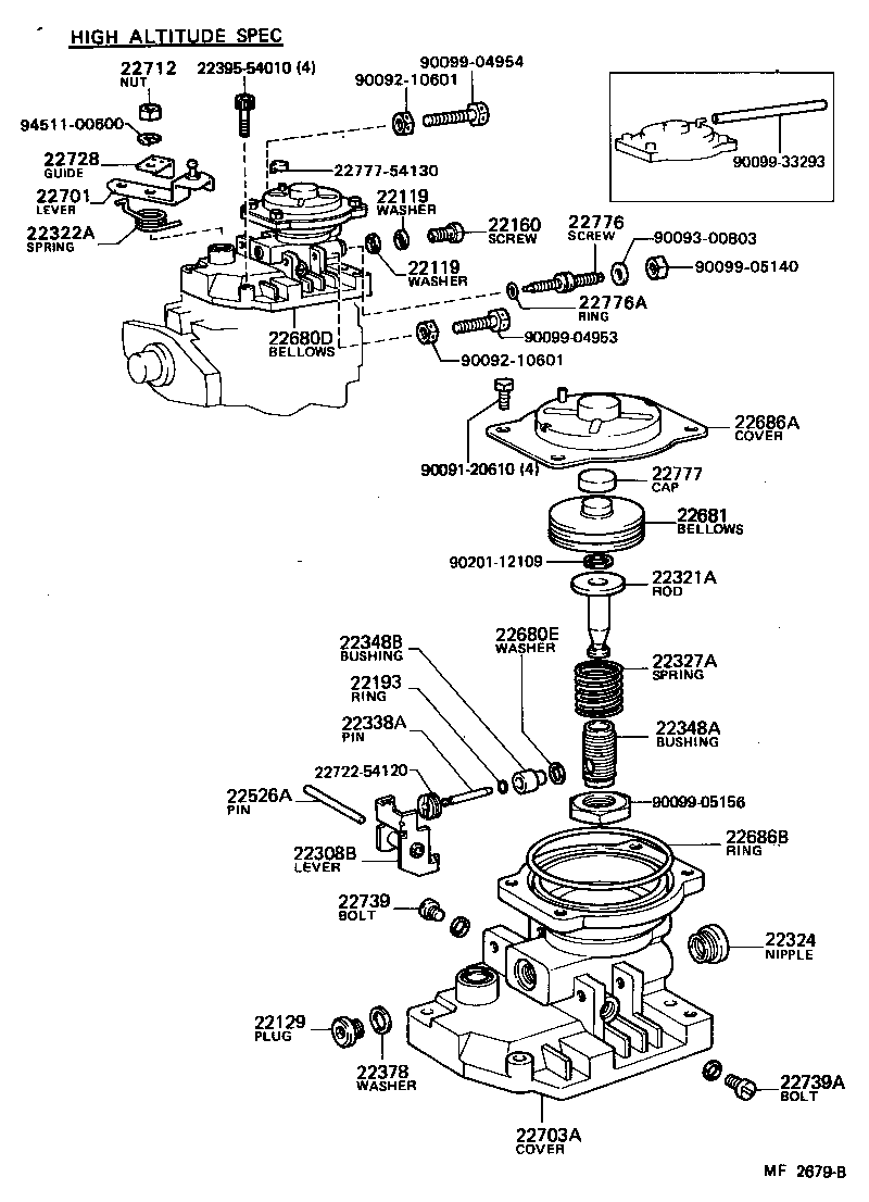 22101-54180 HOUSING SUB-ASSY, INJECTION PUMP product image