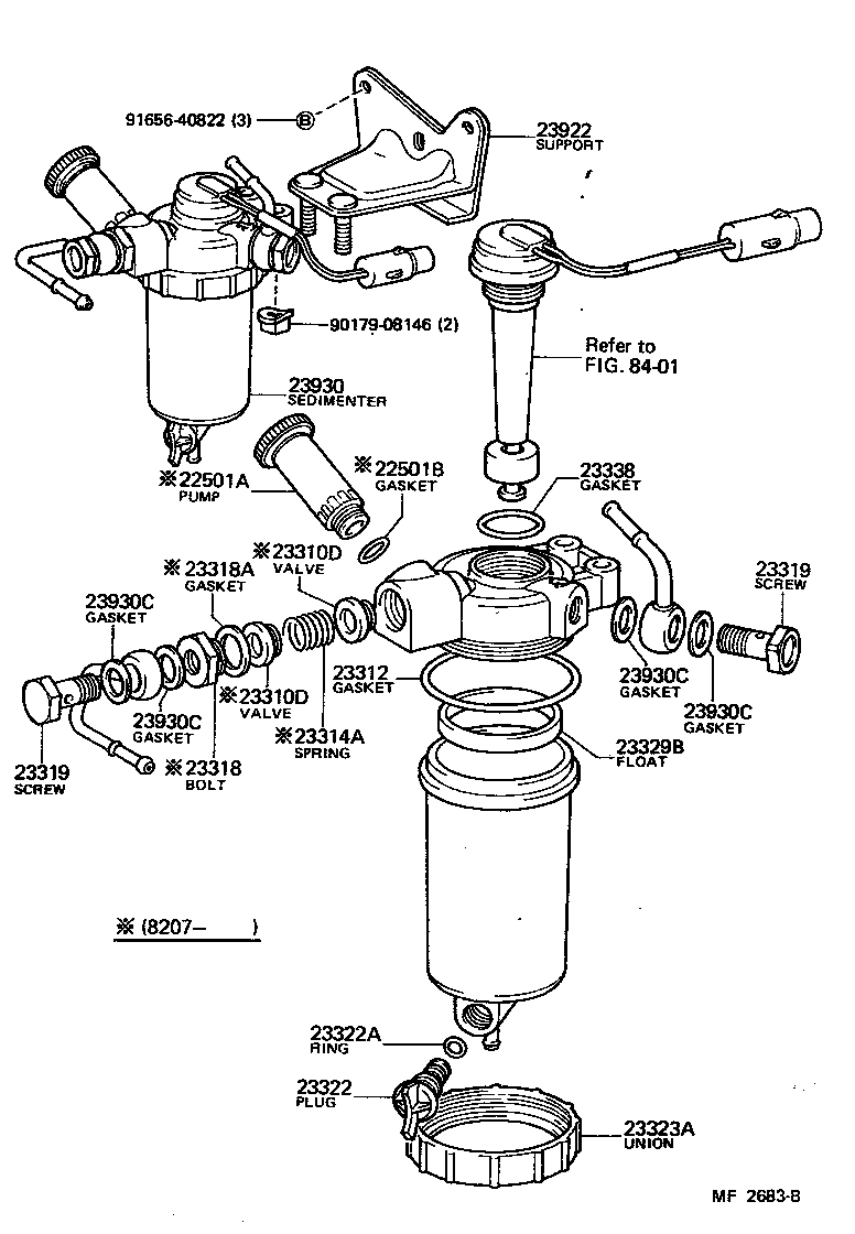 23921-54020 SUPPORT, FUEL FILTER product image