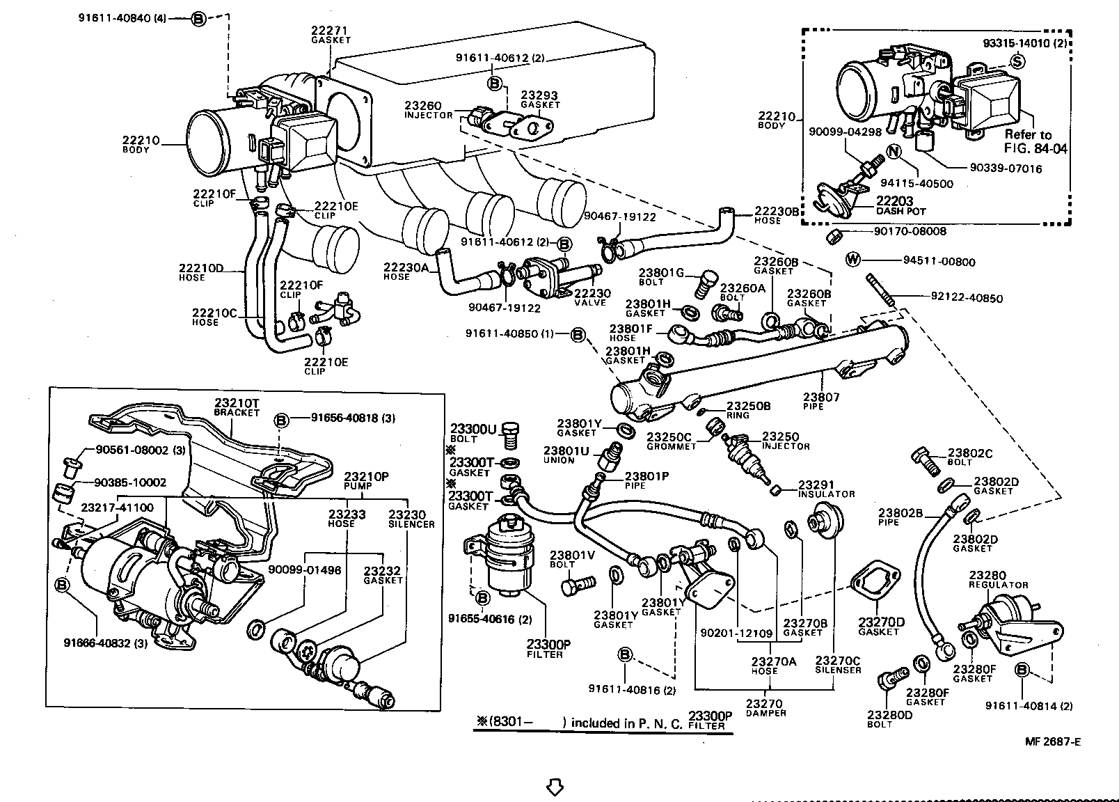 22271-28011 GASKET, THROTTLE BODY product image