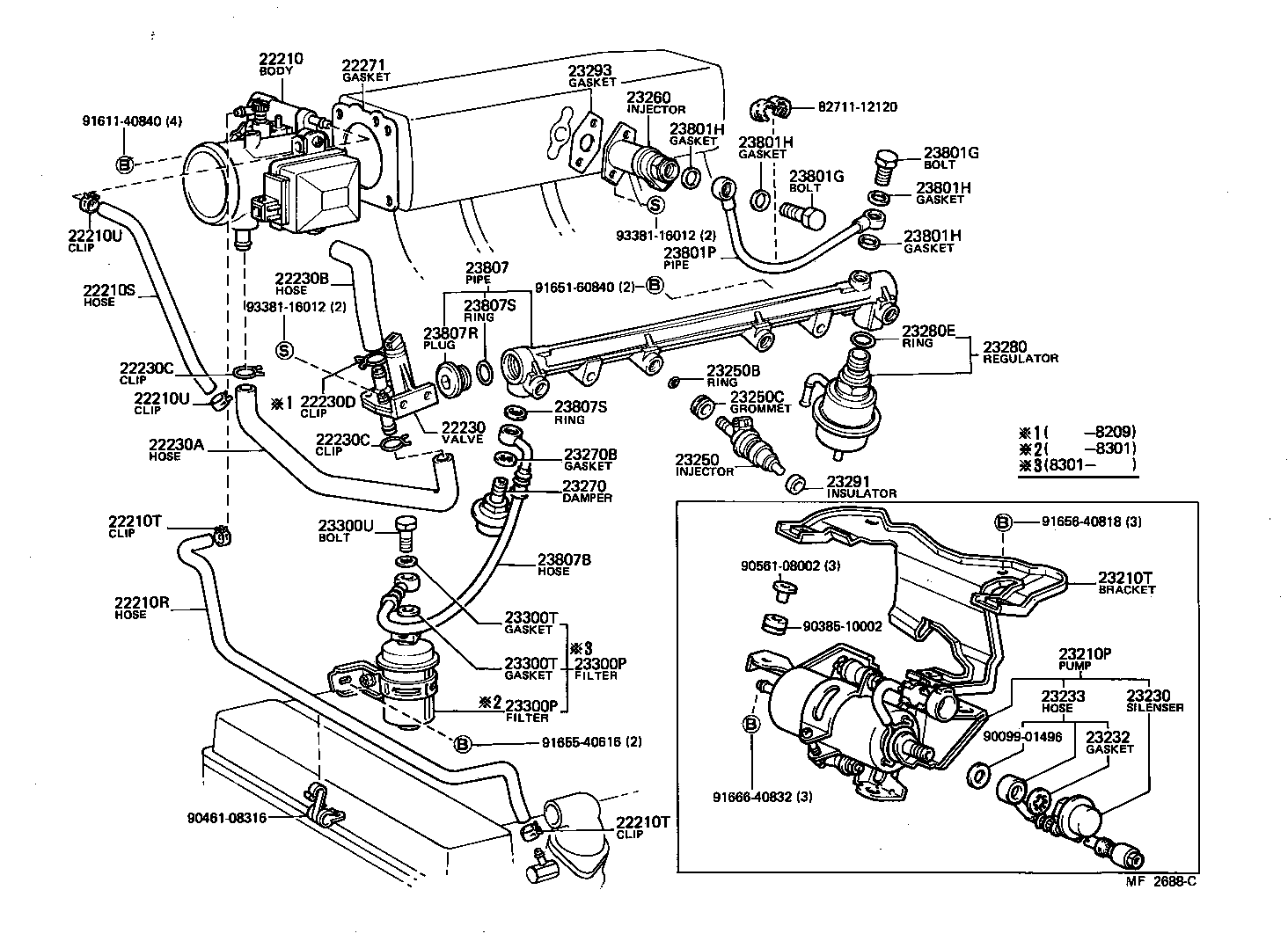 22271-28011 GASKET, THROTTLE BODY product image