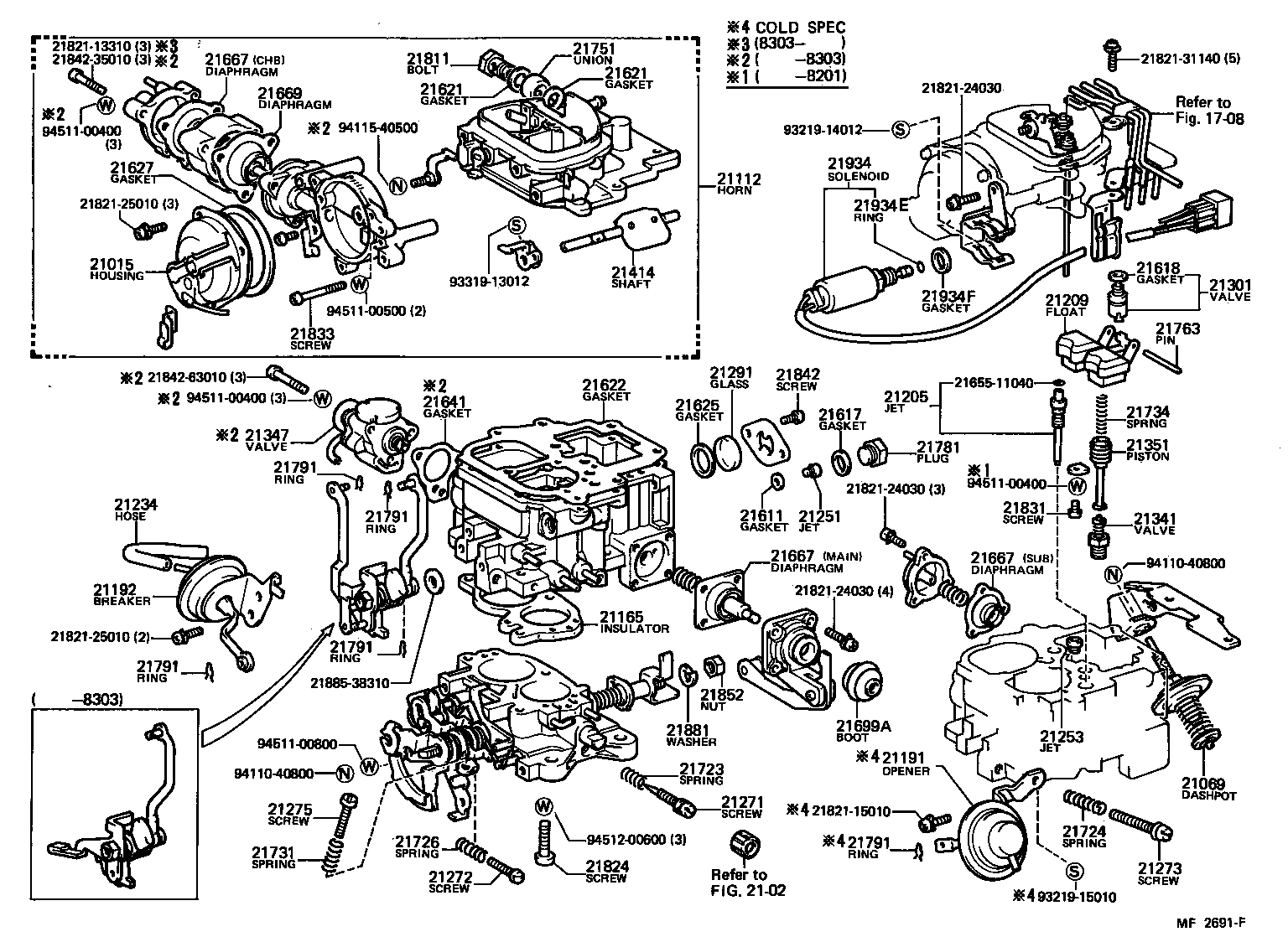 21015-63020 HOUSING SUB-ASSY, COIL product image