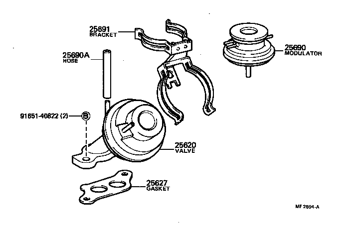 90910-05137 HOSE(FOR EGR VACUUM MODULATOR) product image