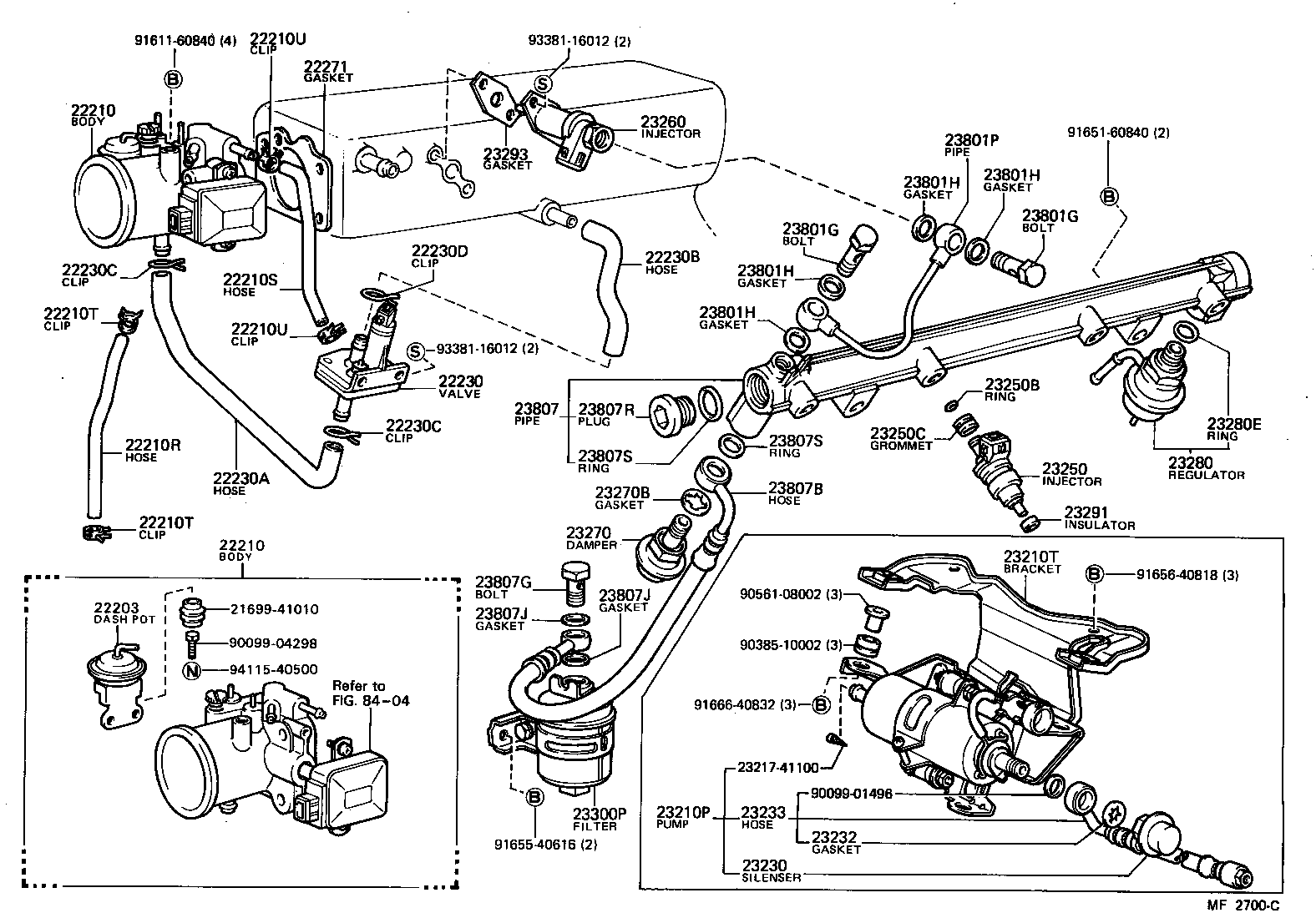 22271-28011 GASKET, THROTTLE BODY product image