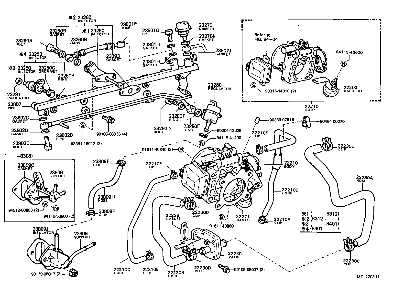 22271-35010 GASKET, THROTTLE BODY product image