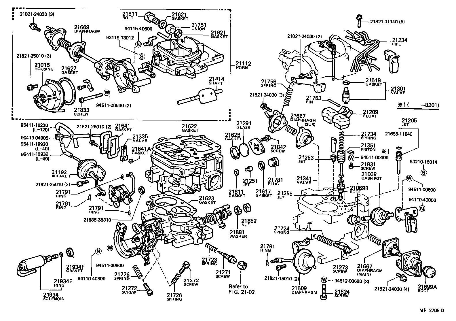 21273-26370 SCREW, 1ST IDLE ADJUSTING product image