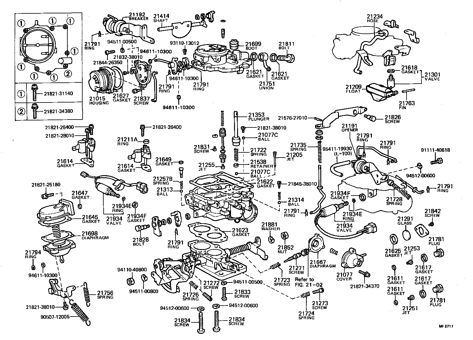 21015-63020 HOUSING SUB-ASSY, COIL product image