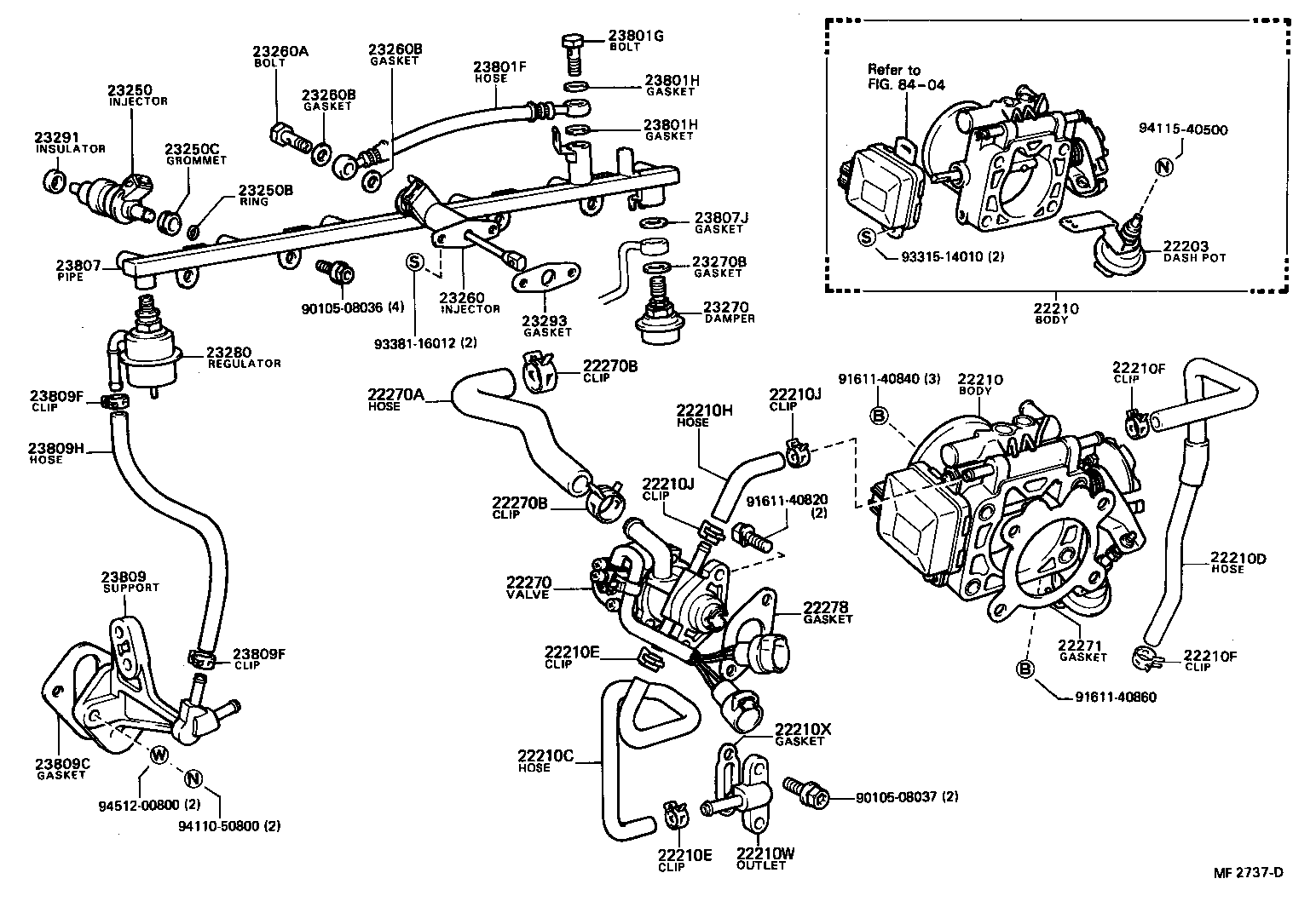 22210-42010 BODY ASSY, THROTTLE product image