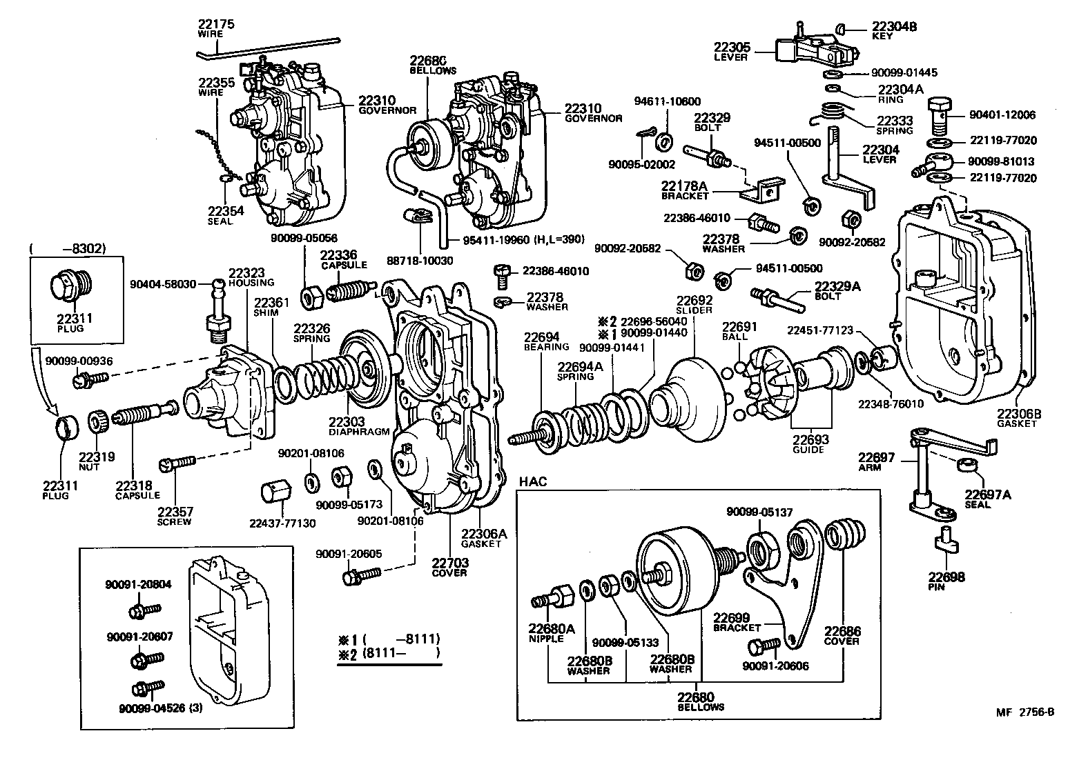 22320-56141 GOVERNOR ASSY, INJECTION PUMP product image