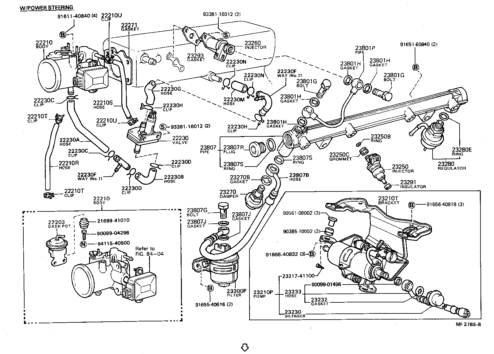 22271-28011 GASKET, THROTTLE BODY product image