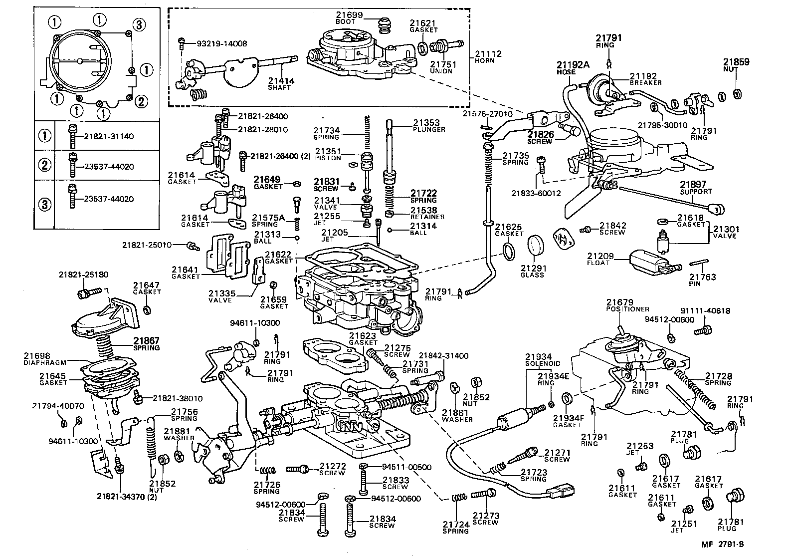 21069-31460 DASH POT SUB-ASSY product image