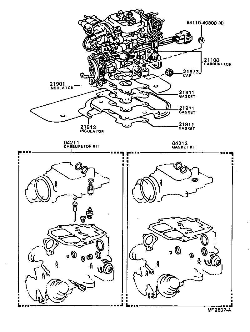 04211-63022 CARBURETOR KIT product image
