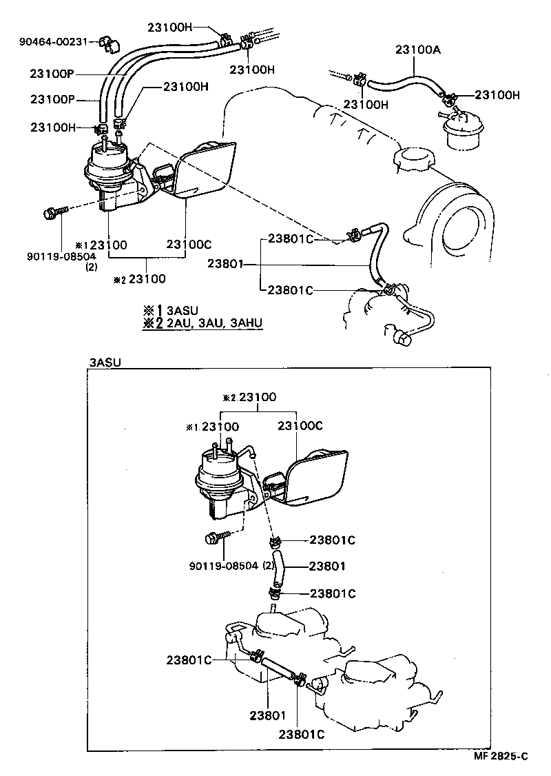 23100-15070 PUMP ASSY, FUEL product image