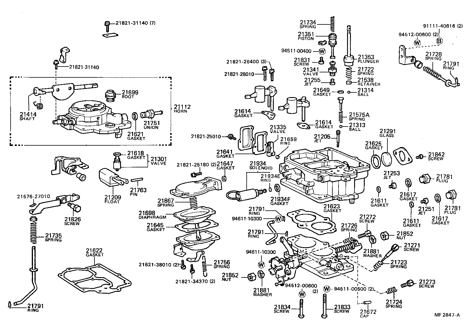 21271-35010 SCREW, IDLE ADJUSTING product image