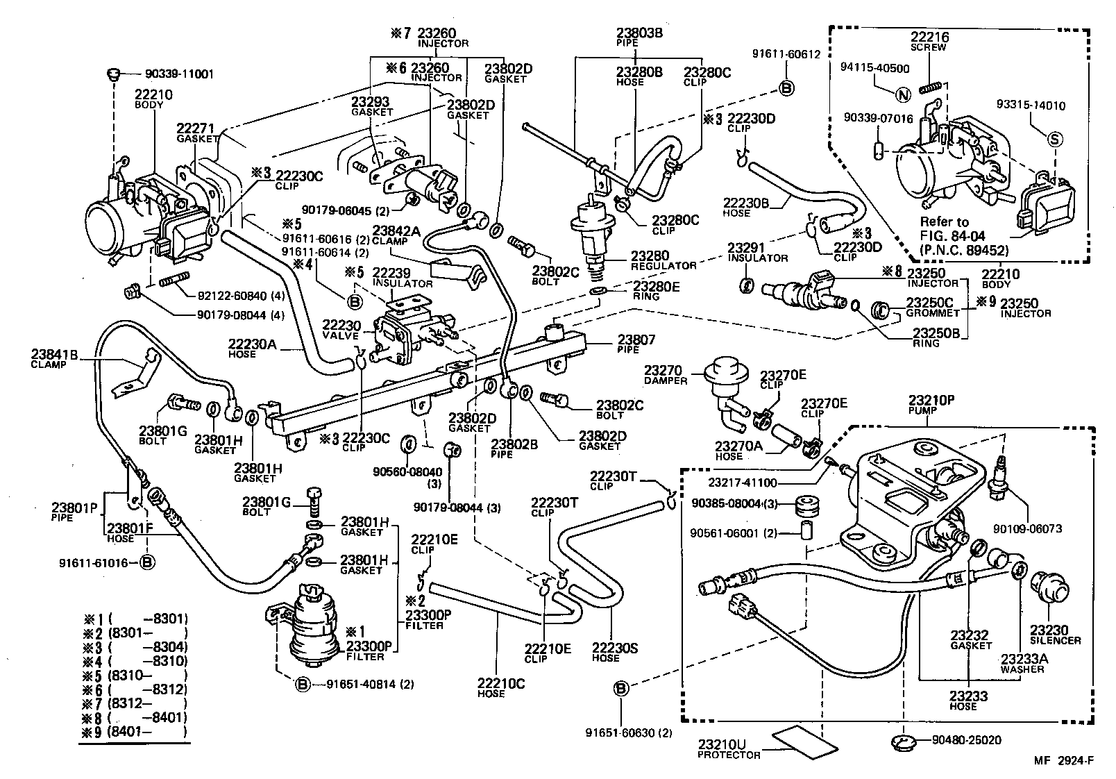 22271-13010 GASKET, THROTTLE BODY product image