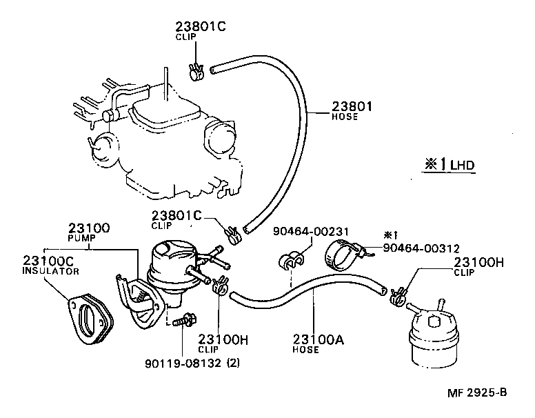 23271-63010 HOSE, FUEL product image