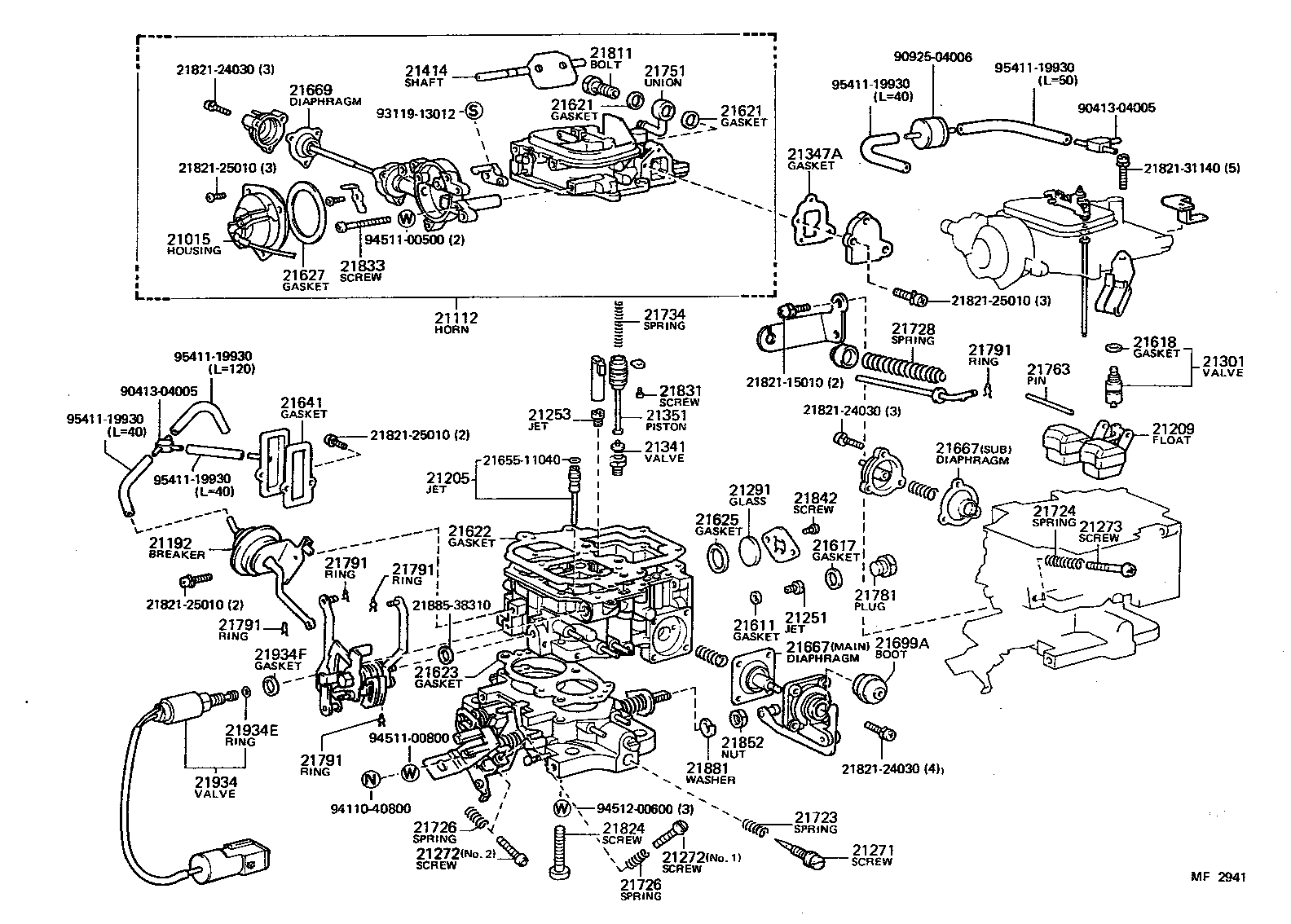 21205-35010 JET SUB-ASSY, SLOW product image