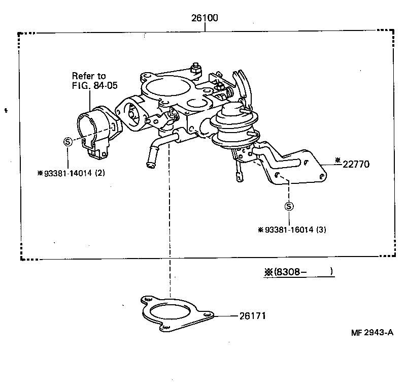 26100-54020 VENTURI ASSY product image